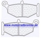 Bremsbelag hinten Carbone Lorraine RX3 Bremsbelag hinten Carbone Lorraine RX3